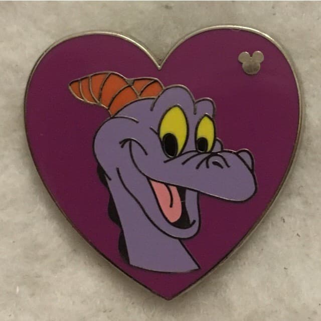 Hidden Mickey 2010 WDW - Figment - Heart front