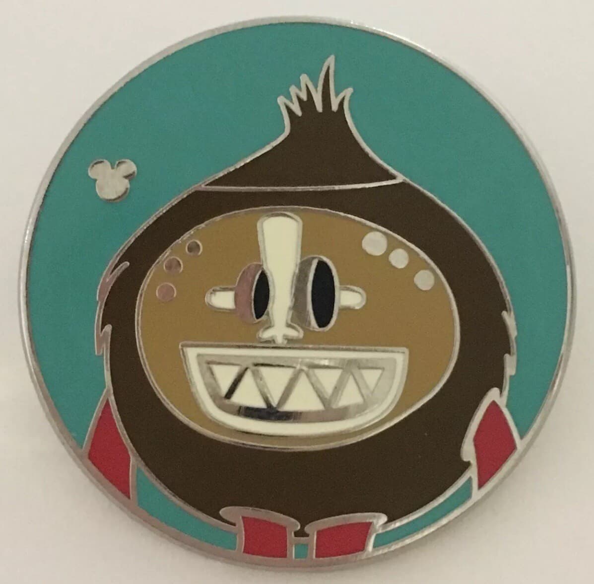 Hidden Mickey 2018 DLR - Moana Coconuts - Blue Smiling Facing Left front
