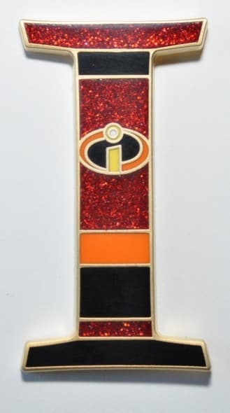 Pixar Party Letters Framed Set - I (Incredibles) front