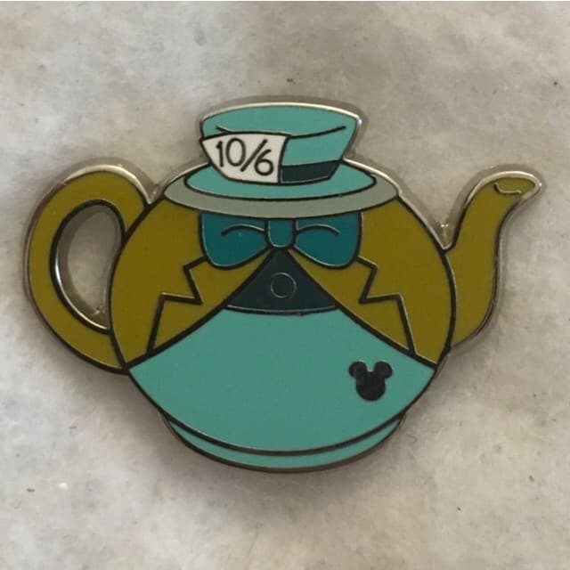 Hidden Mickey 2014 DLR - Teapots - Mad Hatter front