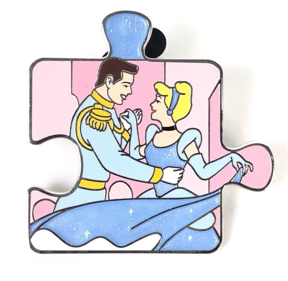 Character Connection Mystery Collection - Cinderella Puzzle - Cinderella and Prince Charming Dancing CHASER front