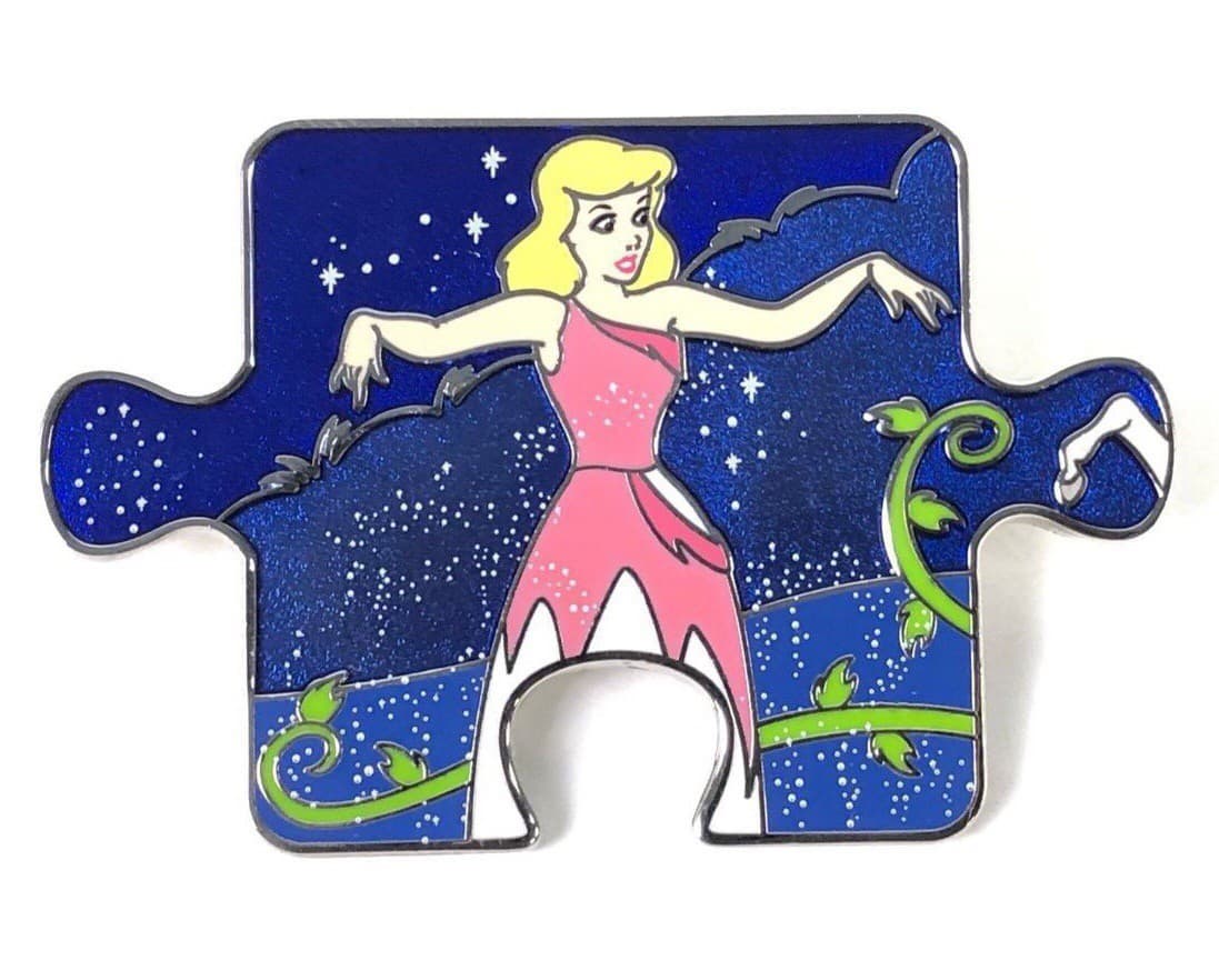 Character Connection Mystery Collection - Cinderella Puzzle - Cinderella in Tattered Pink Dress front