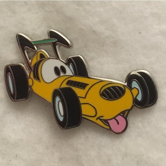Disney Characters as Cars - Pluto front