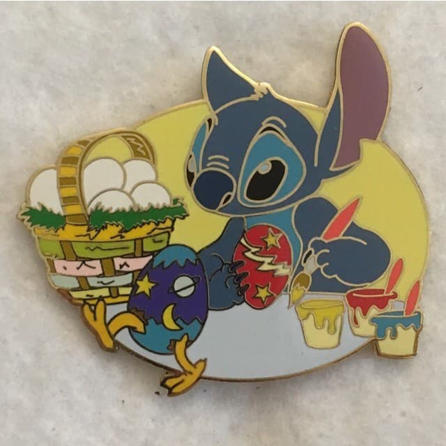 Stitch Easter Egg Painting front
