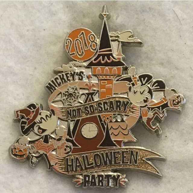 Mickey’s Not So Scary Halloween Party - Logo Pin front