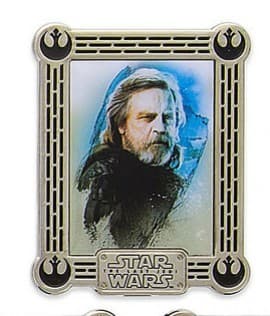 Star Wars The Last Jedi Mystery Pin - Luke Skywalker front