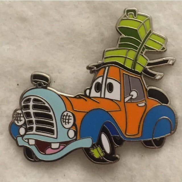 Disney Characters as Cars - Goofy front