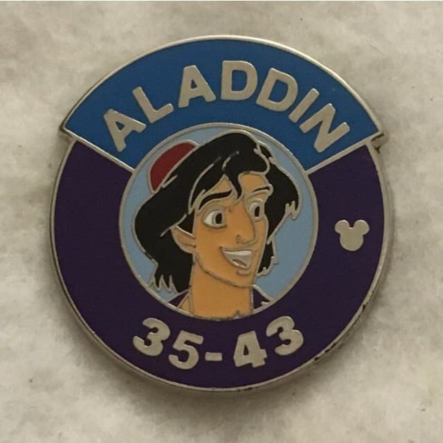 Hidden Mickey 2014 WDW - Parking Signs - Aladdin front