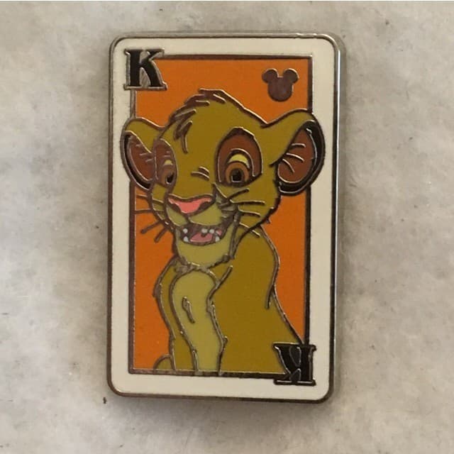 Hidden Mickey 2014 DLR - Playing Cards - Simba front