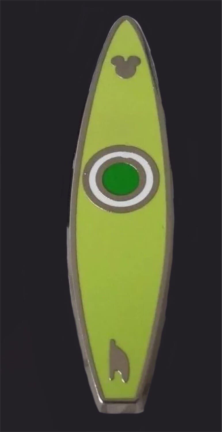 Hidden Mickey 2018 DLR - Surfboards - Mike Wazowski front