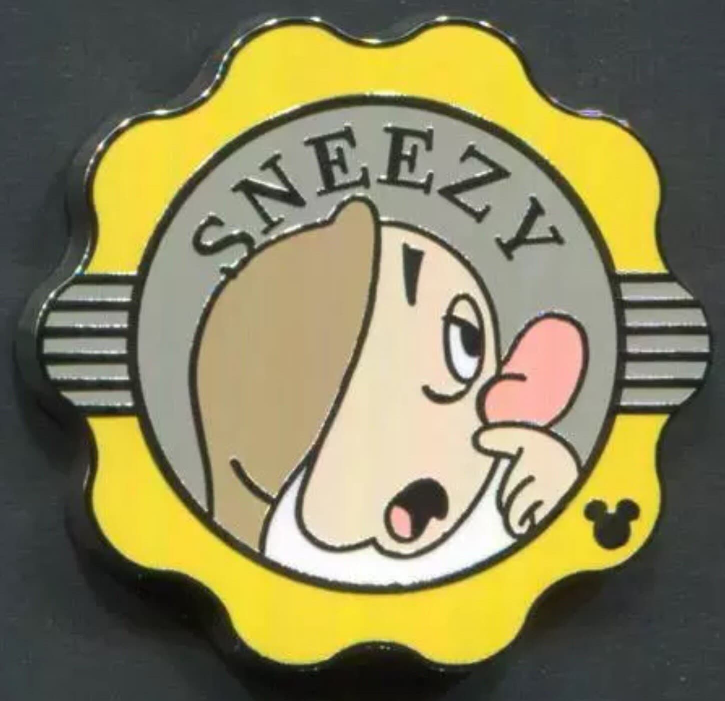 Hidden Mickey 2018 WDW - The Seven Dwarfs - Sneezy front