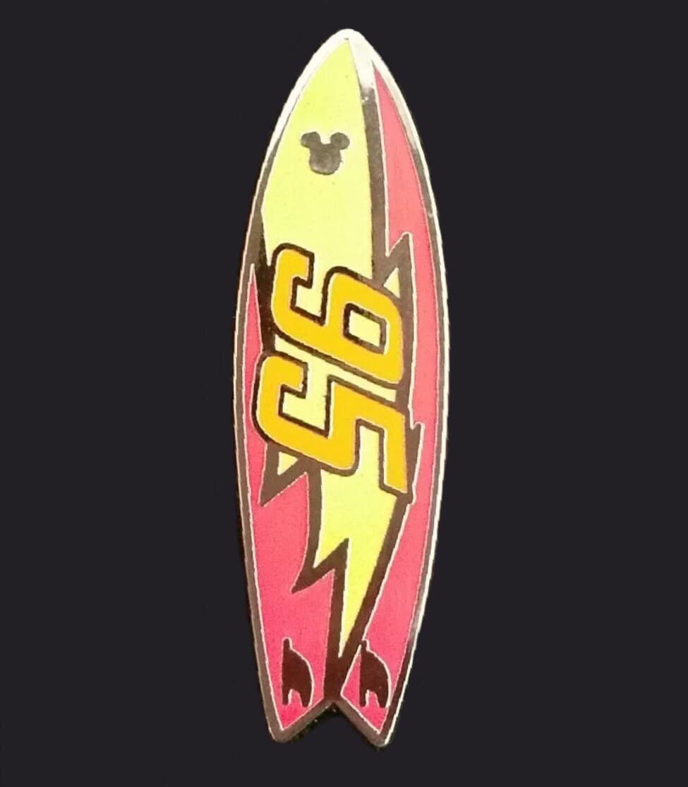 Hidden Mickey 2018 DLR - Surfboards - Lightning McQueen front