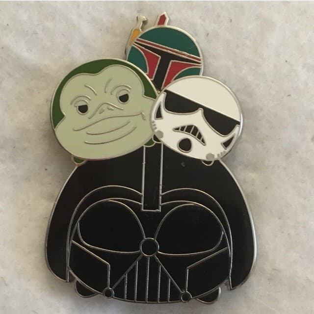 Tsum Tsum Slider - Darth Vader, Jabba the Hut, Stormtrooper, & Boba Fett front