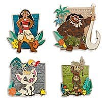 Disney Store - Moana Limited Edition Four Pin Set front
