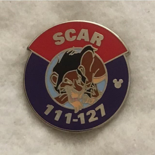 Hidden Mickey 2013 WDW - Parking Signs - Scar front