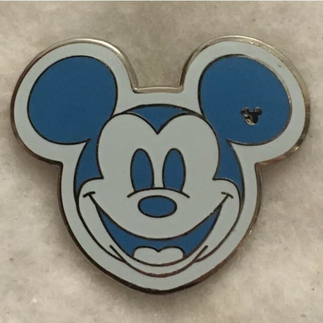 Hidden Mickey 2008 WDW - Colorful Mickeys - Blue front