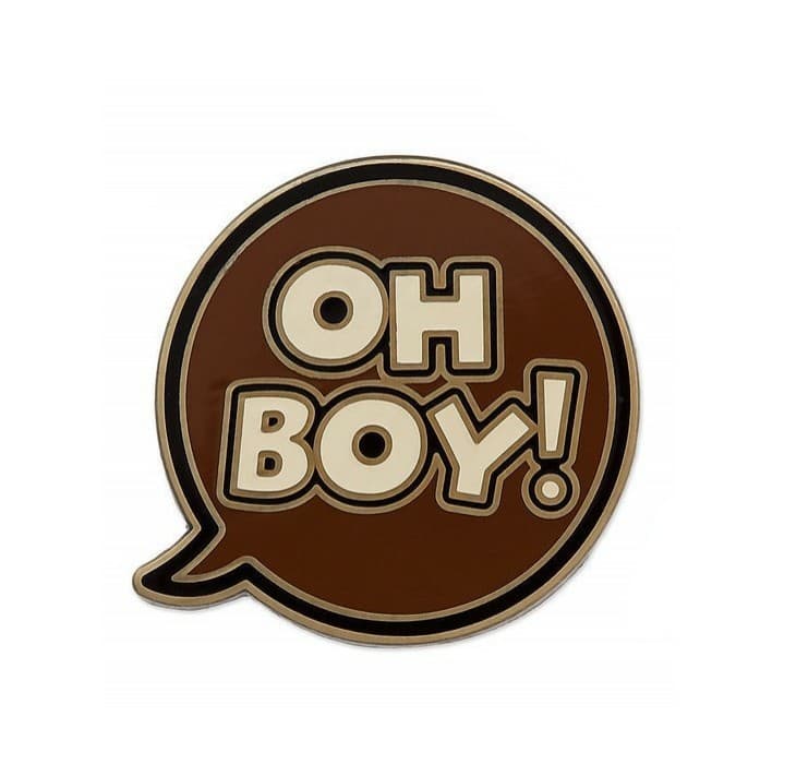 Monthly Mickey Mouse Memories Pin - April - Oh Boy! front