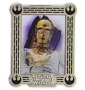 Star Wars The Last Jedi Mystery Pin - C-3PO front
