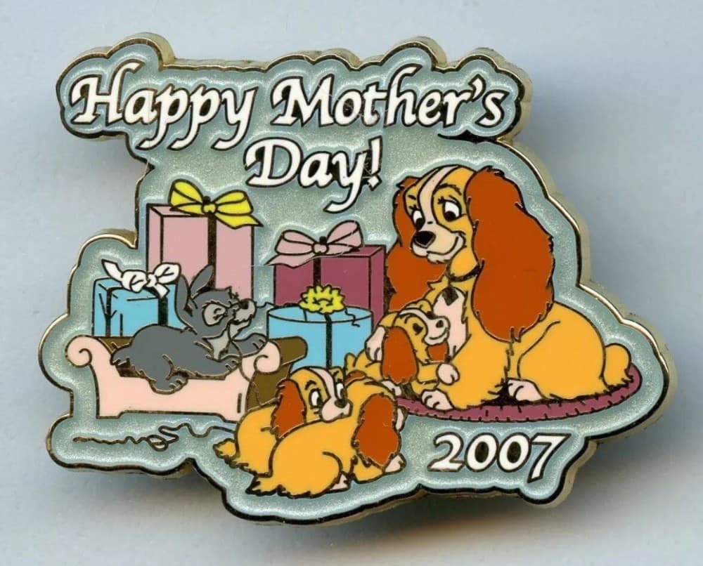 Happy Mother's Day 2007 - Lady and her Puppies front