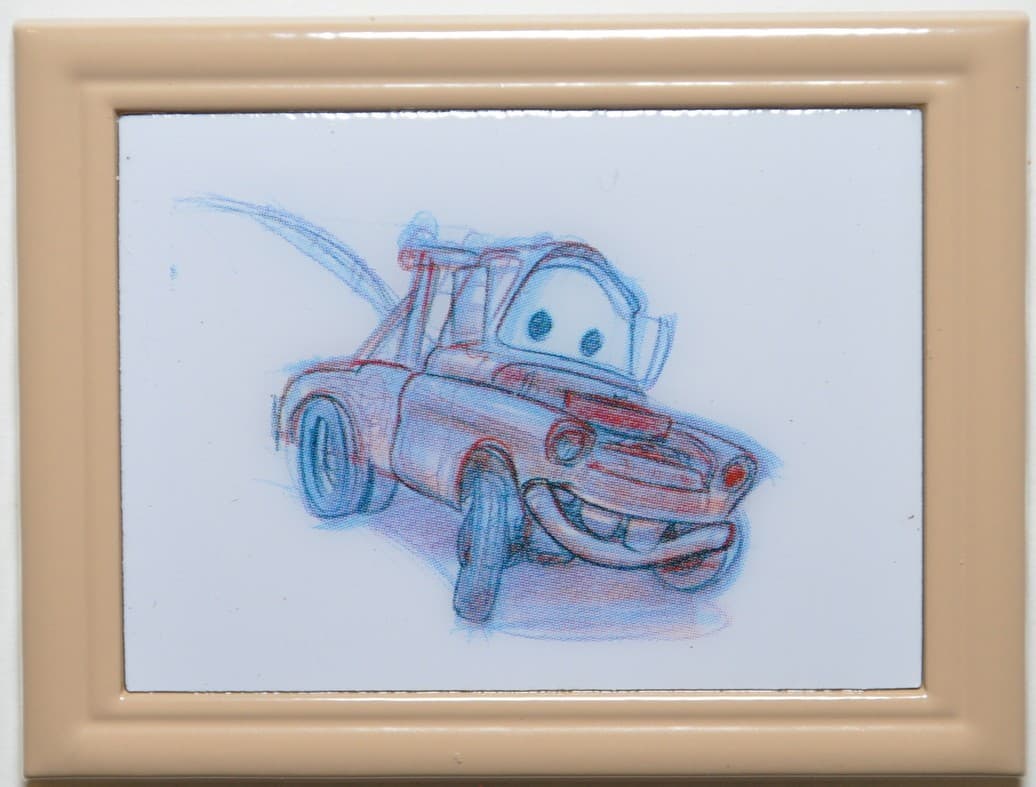Pixar Animation Studios Framed Set - Cars - Tow Mater front