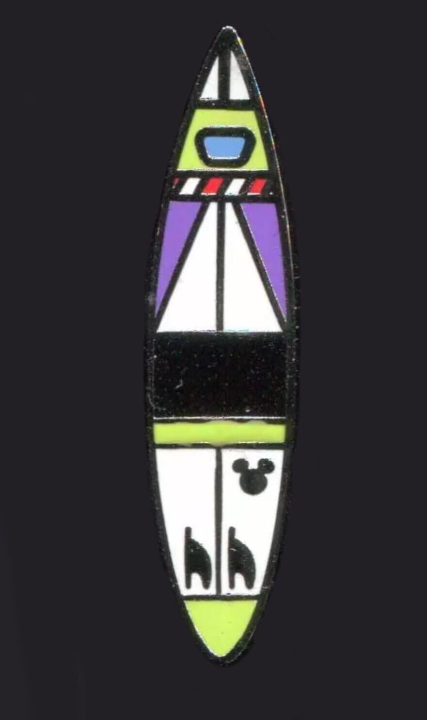 Hidden Mickey 2018 DLR - Surfboards - Buzz Lightyear front