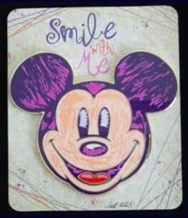Featured Artist Series - Scott Hatch - Smile With Me Mickey Mouse front