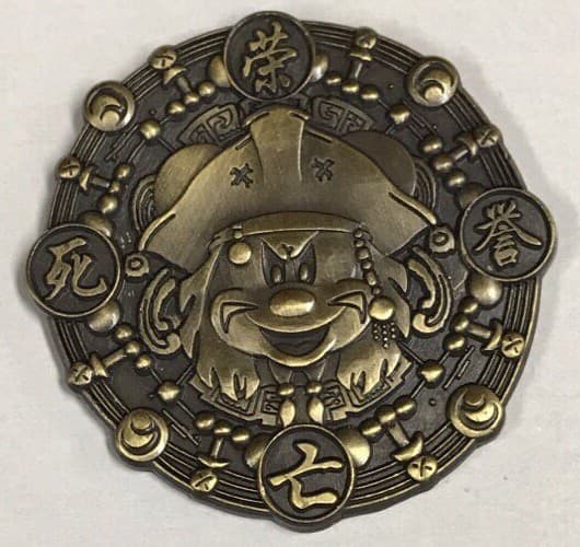 Mickey Mouse as Jack Sparrow Coin front