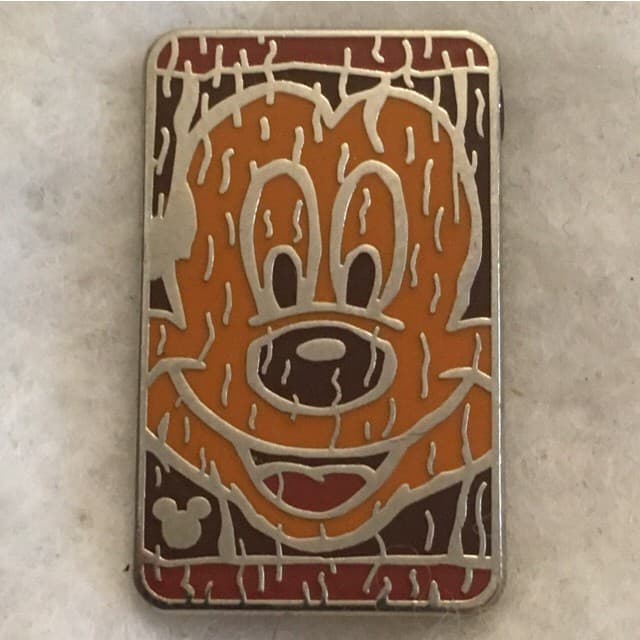 Hidden Mickey 2014 DLR - Tiki Faces - Mickey Mouse front