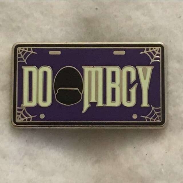 WDW Attractions License Plate Booster Set - DOOMBGY front