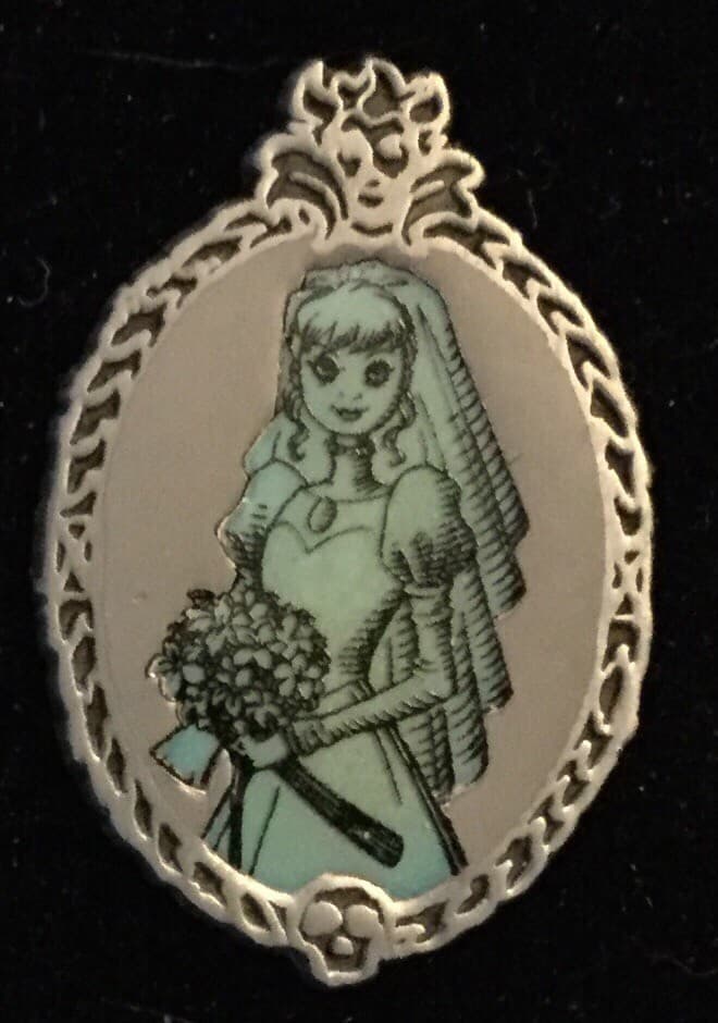 Haunted Mansion Glows In The Dark Mystery Set - Bride Ghost Constance front