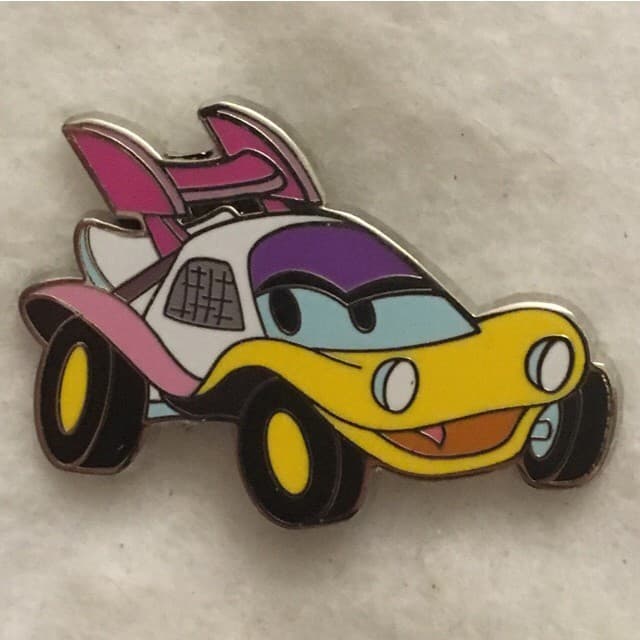 Disney Characters as Cars - Daisy Duck front