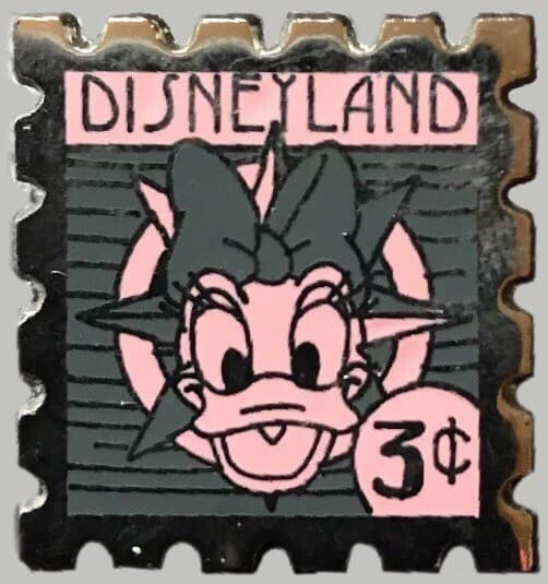 Hidden Mickey 2008 DLR - Postage Stamps - Daisy Duck front
