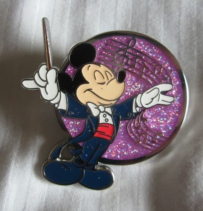 Celebrate Mickey Mouse Party Mystery Pin - Maestro Mickey Mouse front