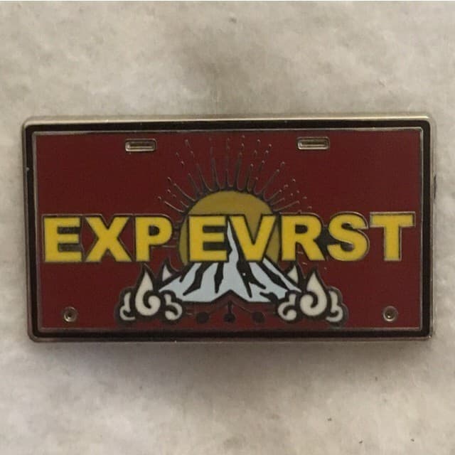 WDW Attractions License Plate Booster Set - EXP EVRST front