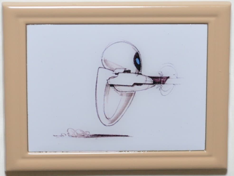 Pixar Animation Studios Framed Set - Wall-E - Eve front