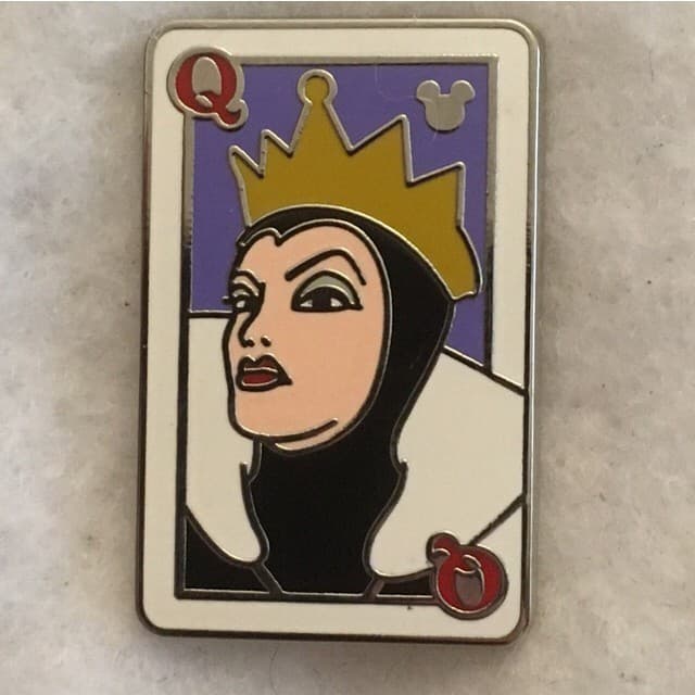 Hidden Mickey 2014 DLR - Playing Cards - Evil Queen front