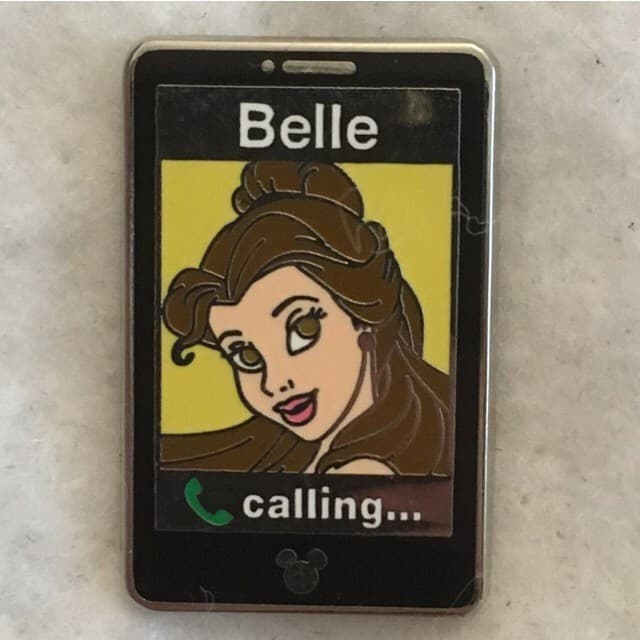 Hidden Mickey 2014 WDW - Phones - Belle front