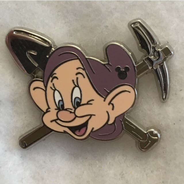 Hidden Mickey 2014 WDW - The Seven Dwarfs - Dopey front