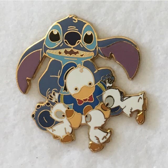 Stitch with Donald Duck Doll front