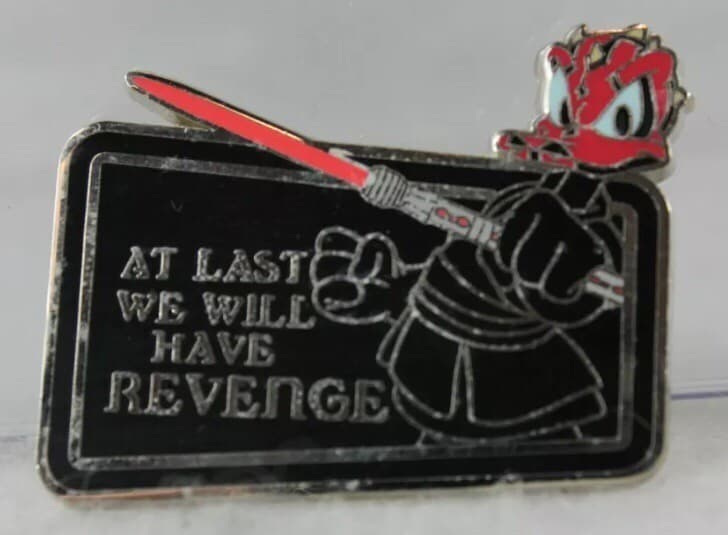 Star Wars Character Quotes Mystery Collection - Donald Duck as Darth Maul front