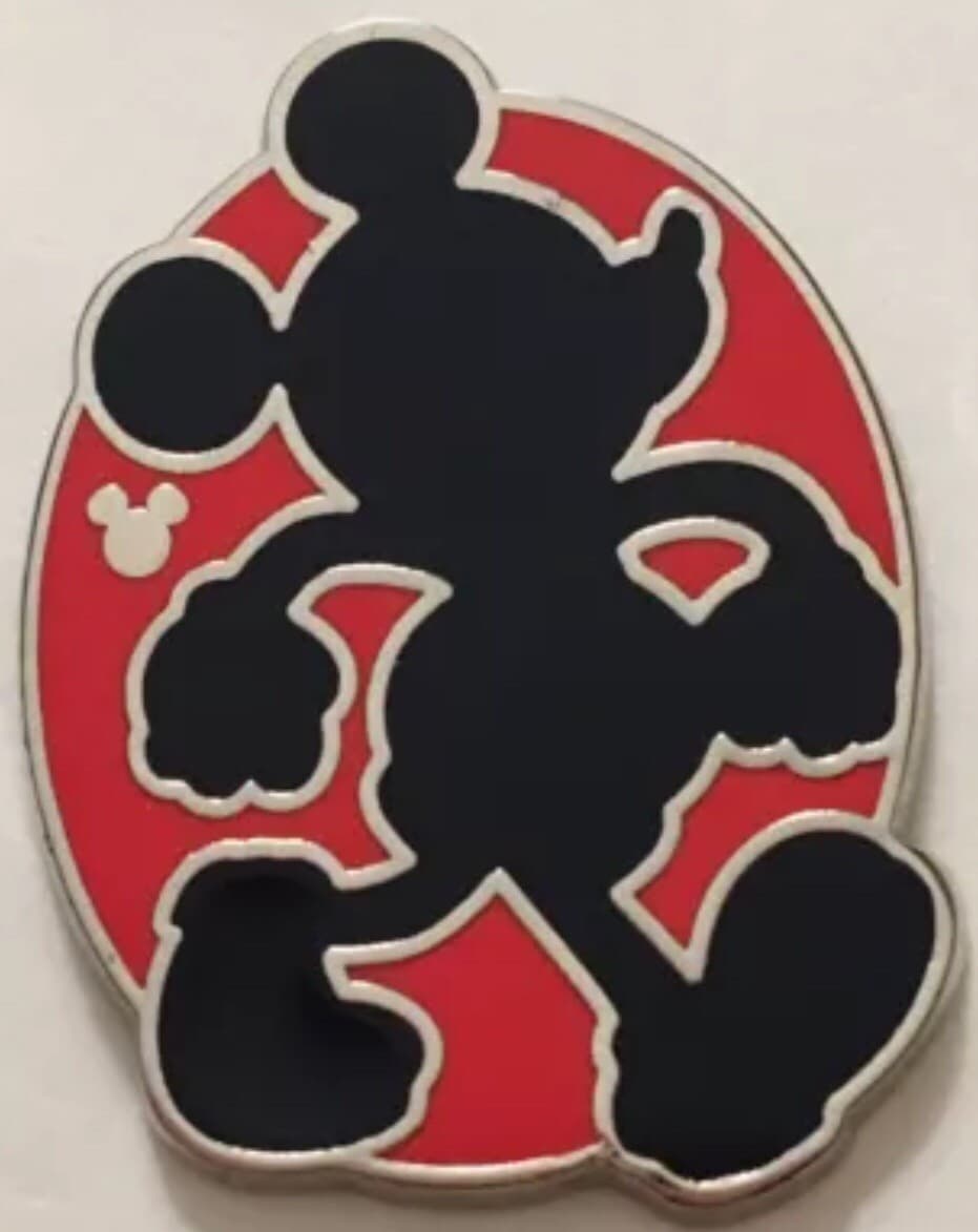 Hidden Mickey 2018 DLR - Mickey Silhouettes - Walking front