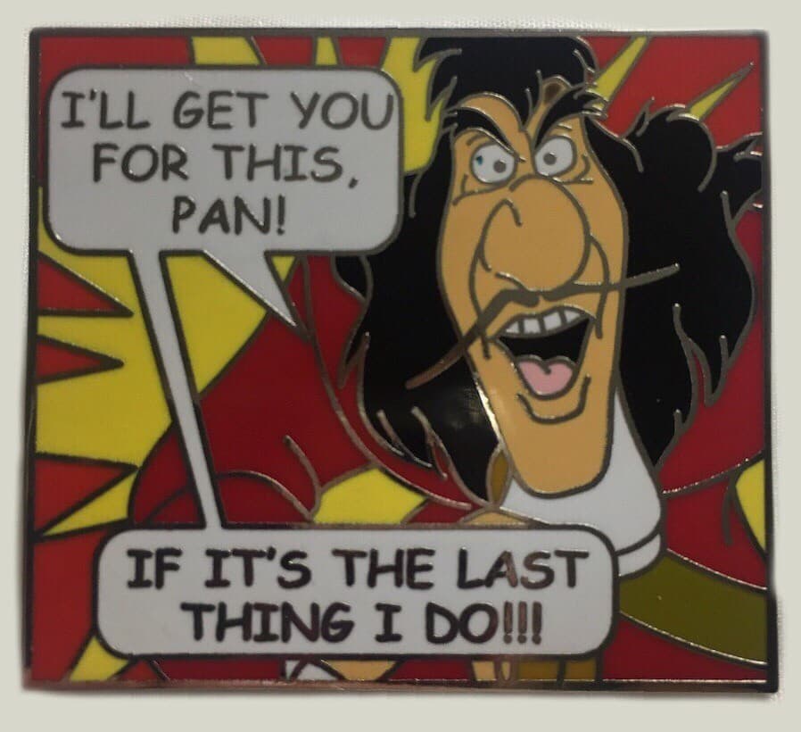 Villains Comic Book Set - Captain Hook front