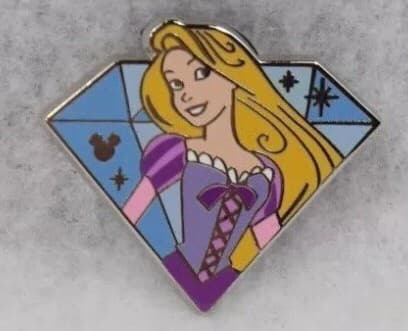 Hidden Mickey 2015 DLR - Diamond Characters - Rapunzel Completer front