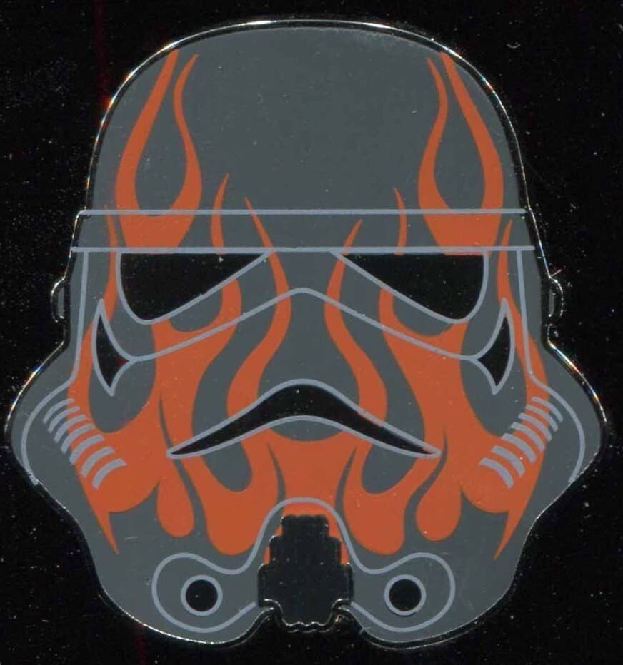 Stormtrooper Helmet Mystery Set - Red Flames front