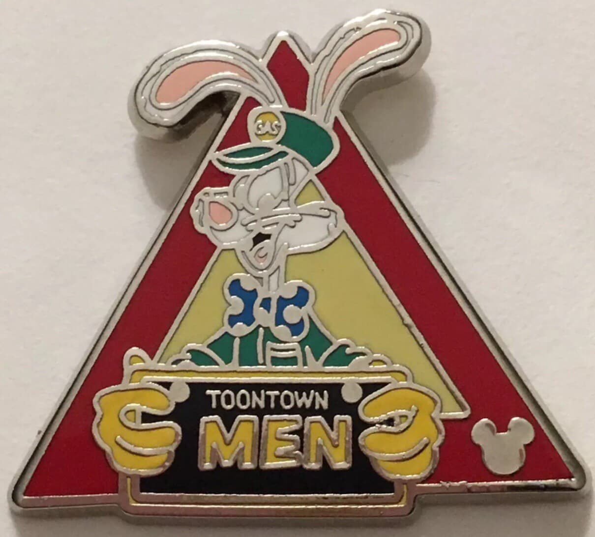 Hidden Mickey 2018 DLR - Toontown Signs - Men’s Restroom front