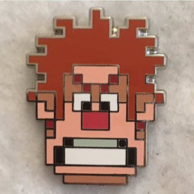 Pixelated Characters 2 Pin Set - Ralph Only front