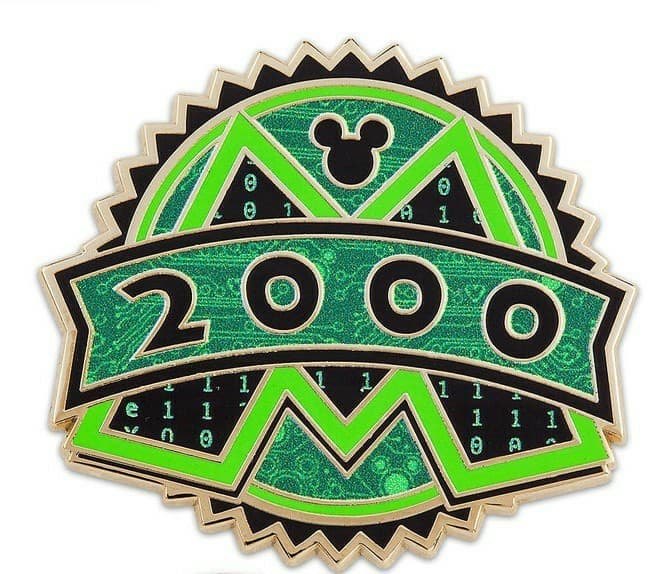 Monthly Mickey Mouse Memories Pin - October - 2000 Logo front