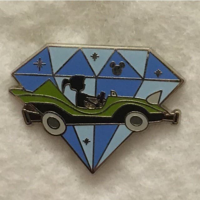 Hidden Mickey 2015 DLR - Diamond Attractions - Autopia front