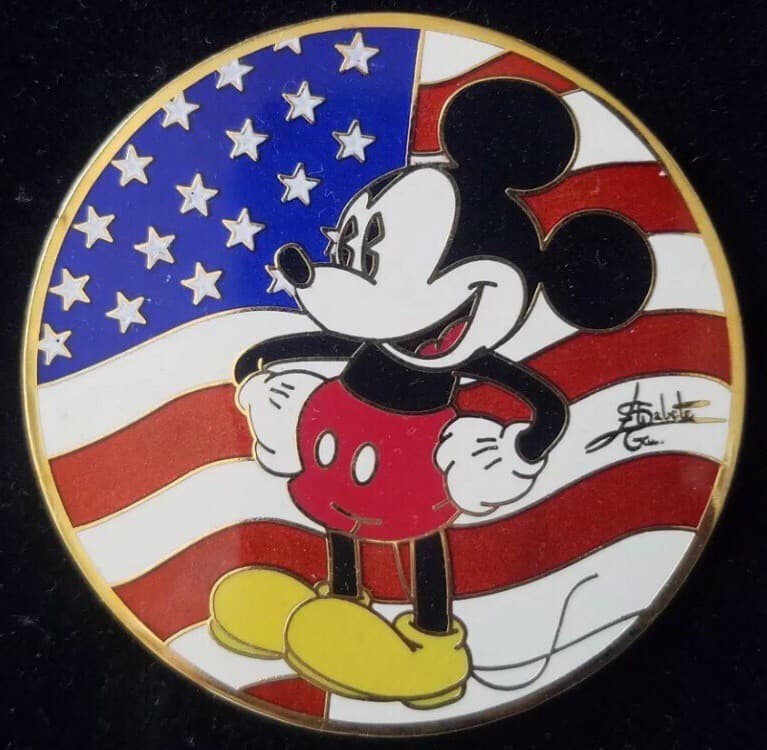 Elisabete Gomes - 6 Pin Set #2 - Patriotic Mickey front