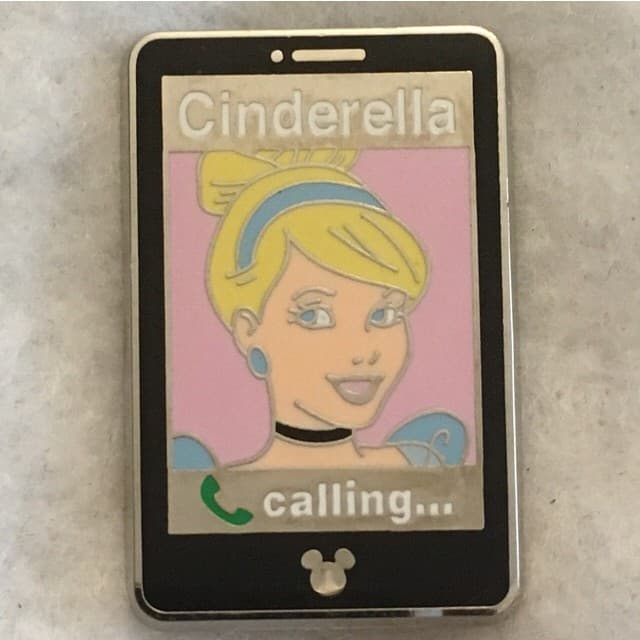 Hidden Mickey 2014 WDW - Phones - Cinderella front